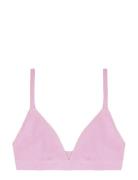 Organic Basics Flex Triangle Bralette Rosa
