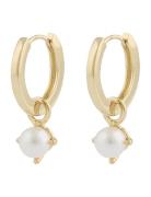 SNÖ Of Sweden Lucy Ring Pendant Ear G/White - Guld