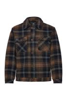 Clean Cut Copenhagen Luke Check Wool Jacket Brun