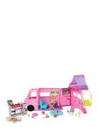 Barbie Dream Camper Playset With Roof Tent, Bbq Grill With Color-Chang...
