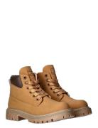Tommy Hilfiger Tommy Hilfiger Lace Up Booties Faux Nubuck/Leather Beig...