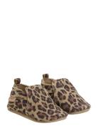 En Fant Slippers Suede Aop Brun