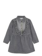 En Fant Dress Denim Grå