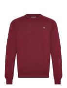 GANT Casual Cotton C-Neck Röd