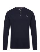 U.S. Polo Assn. Rex Reg Ls Wk Uspa M Tee Marinblå
