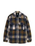 Tom Tailor Wool Shirt Jacket Marinblå