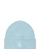 Calvin Klein Ck Fine Rib Beanie Blå