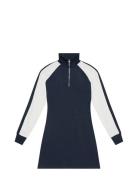 Calvin Klein Jeans Fall Texture Mini Dress Marinblå