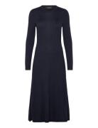 Lauren Ralph Lauren Merino-Sweater Dress Marinblå
