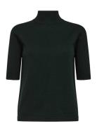 MOS MOSH Mmrelena Turtleneck Ss Knit Svart