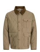 Jack & J S Jprblubryan Quilted Jacket Beige