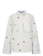 Nümph Nuchiro Boxy Shirt Vit