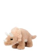 Teddykompaniet Dino, Triceratops, Aprikos, Stor Orange