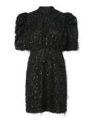 YAS Yasilza 2/4 Sequin Dress - Show Svart