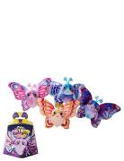 Simba Leksaker Fluffy Fly Butterfly Plush, Blue Multi/patterned