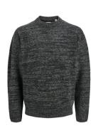 Jack & J S Jjesoho Ollie Knit Crew Neck Sn Grå