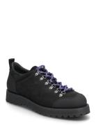 Garment Project Dune Low - Black Tumbled Nubuck Svart