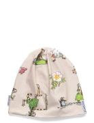 Geggamoja Pettson & Findus Beanie Fleece Dust Blue Beige