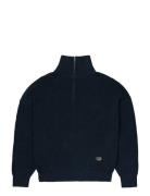 Prohibited Scout Knit Half-Zip Marinblå