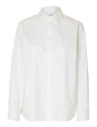 Selected Slfester Ls Relaxed Shirt Noos Vit