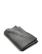 Ralph Lauren Home Cable Throw Grå