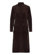 Polo Ralph Lauren Cotton Corduroy Shirtdress Brun