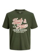 Jack & J S Jjelogo Tee Ss O-Neck 2 Col Aw25 Sn Grön