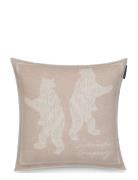 Lexington Home Bears Jacquard Recycled Wool Pillow Cover Beige