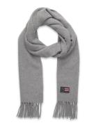 Lexington Clothing Recycled Wool Blend Scarf Grå
