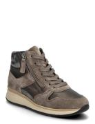 Gabor Sneaker Ankle Boot, "Hallux Valgus" Brun