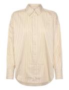 Coster Copenhagen Cc Heart Gracie Stripe Loose Shirt Kräm