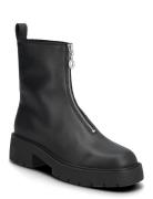 Calvin Klein Chunky Front Zip Boot Svart