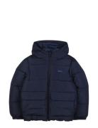 BOSS Puffer Jacket Marinblå