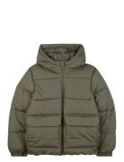 BOSS Puffer Jacket Khaki Green