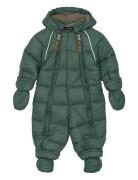 Mikk-line Puff Baby Suit W Acc Rec. Grön