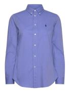 Polo Ralph Lauren 60/1 Stretch Poplin-Lsl-Bfs Blå