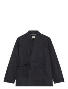 Anerkjendt Akkesper Selvedge Denim Kimono Marinblå