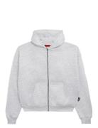 Prohibited Over D Zip-Hoodie Grå