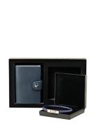 Edd. Gift Set Card Holder/Bracelet Marinblå