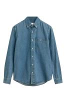GANT Reg Denim Shirt Blå