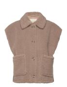 FREE/QUENT Waistcoat Beige