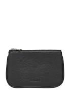 SANDQVIST Leather Zip Wallet Piping Svart