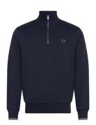 Fred Perry Half Zip Sweatshirt Marinblå