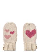 Wheat Jacquard Mittens Towsi Kräm