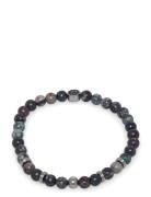 Edd. Beads Bracelet 6Mm Grå