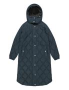 Lee Jeans Long Puffer Marinblå