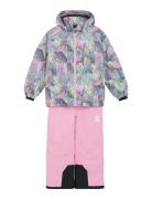Color Kids Ski Set - Aop Rosa