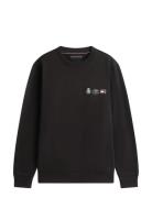 Tommy Hilfiger Small Crest Outline Crew Neck Svart