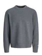 Jack & J S Jornorrebro Knit Crew Neck Sn Jnr Grå