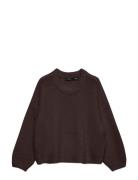 Vero Moda Vmcarmen Ls O-Neck Pullover Brun